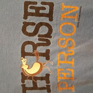 Horse Person T Shirt Size Medium